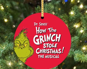 How the Grinch Stole Christmas - Broadway Ceramic Christmas Ornament