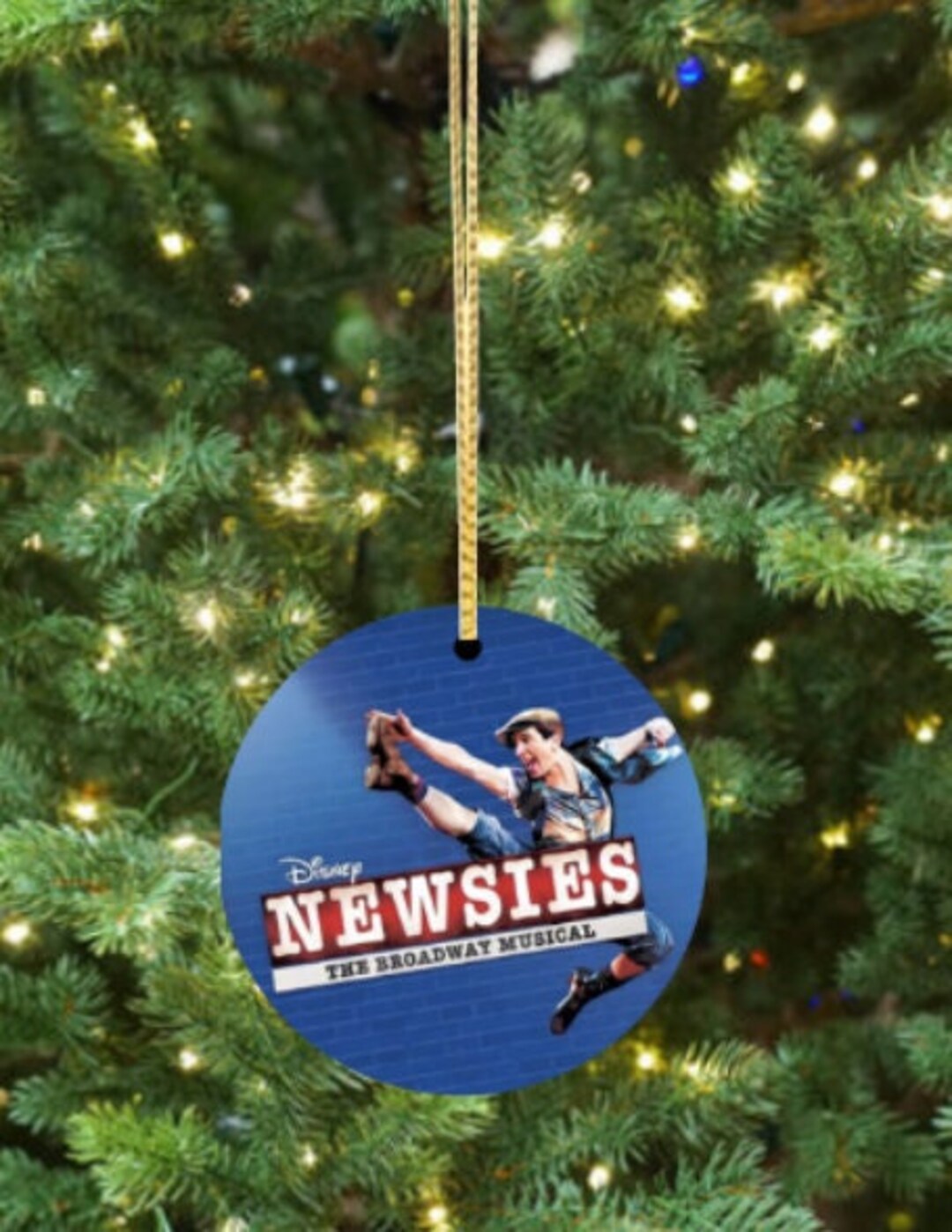 Newsies Christmas Ornament 