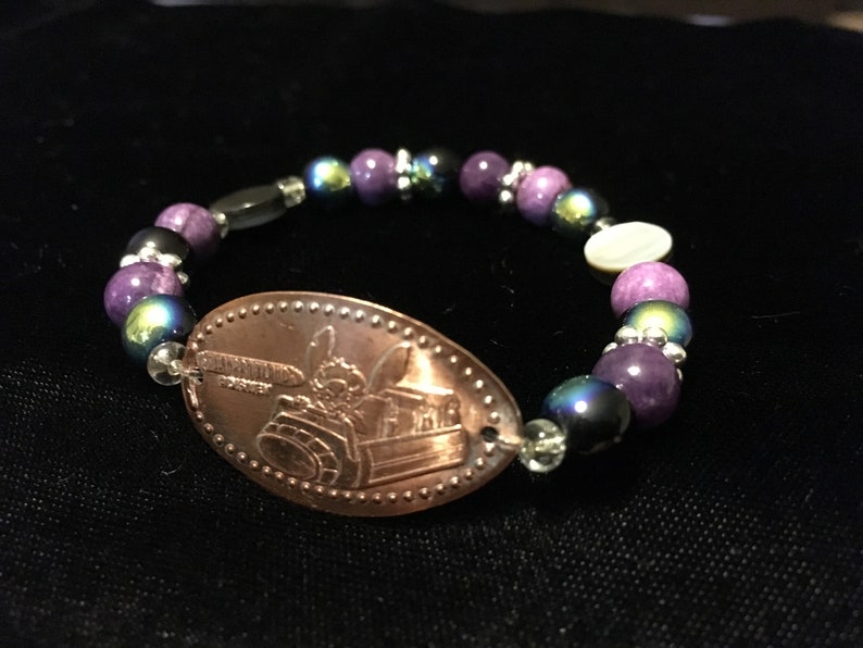 Stitch Tomorrowland Themed Disney Pressed Penny bracelet