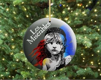 Les Miserables - Broadway Ceramic Christmas Ornament