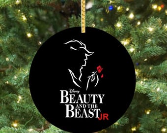 Beauty & the Beast JR - Broadway Ceramic Christmas Ornament