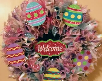 Easter Egg Welcome Wreath