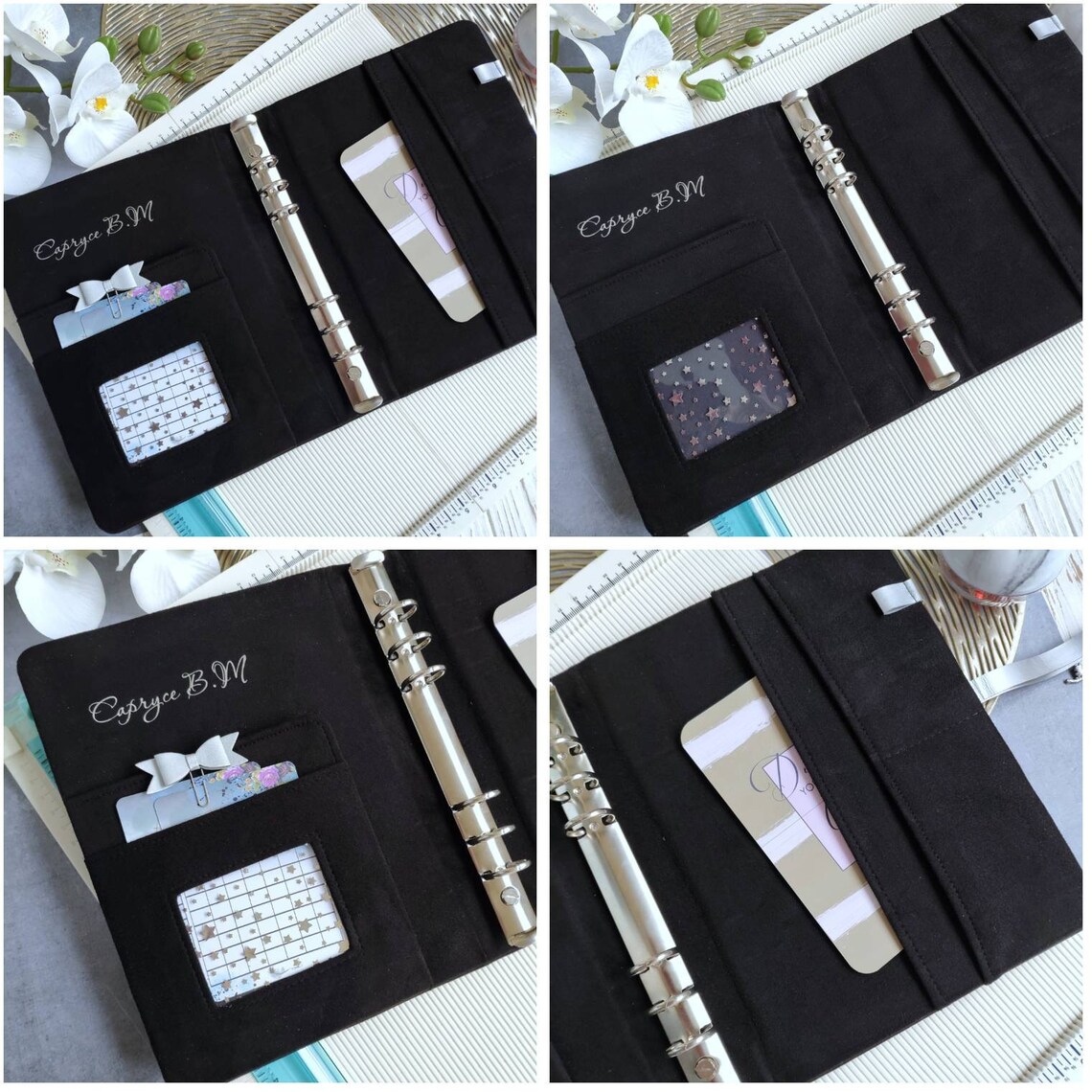 Custom Planner 6 Ring Binder Tree A5 Notebook Cover Suede Etsy