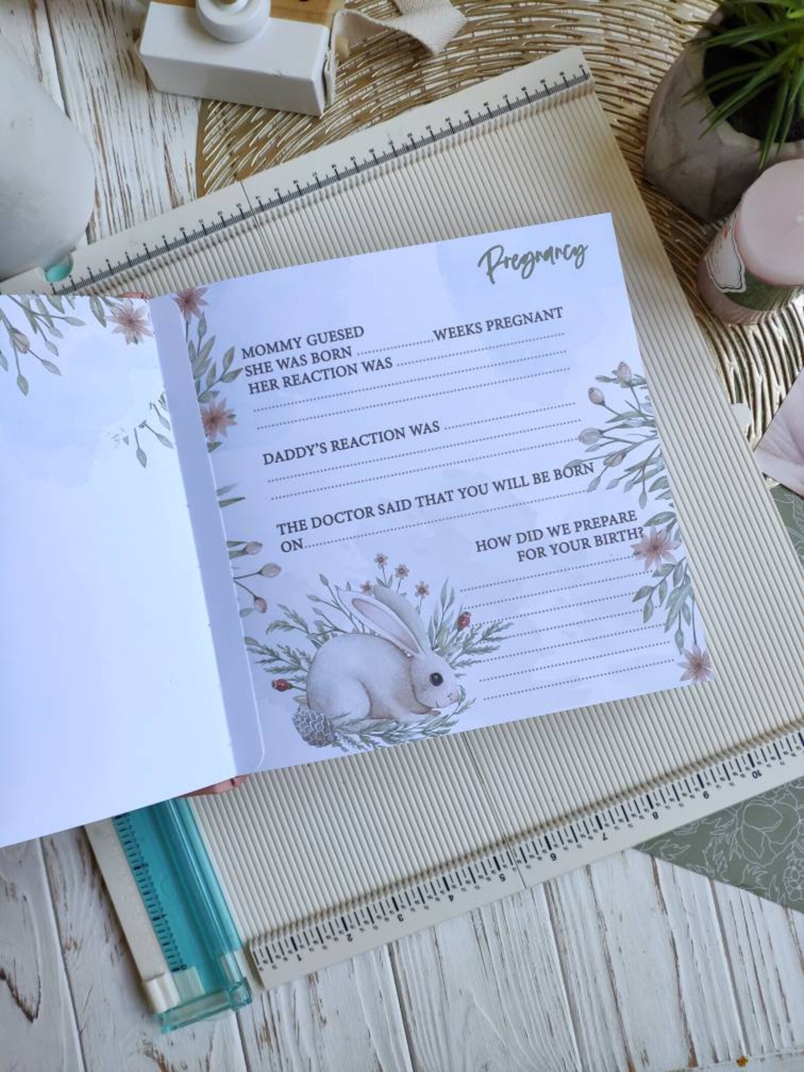 Twins Baby Memory Book Baby Book First Year Twins Baby Etsy