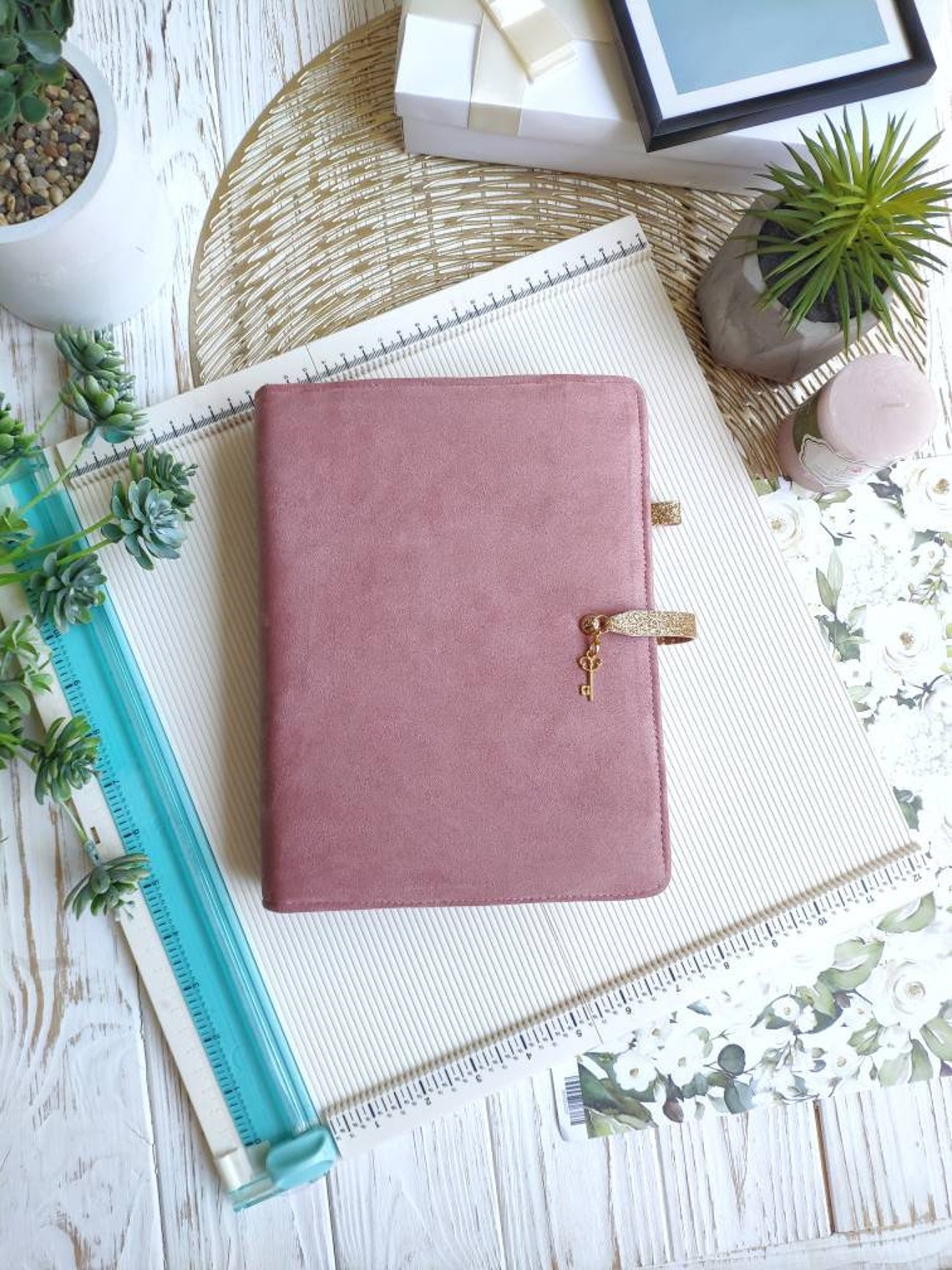 Minimalist A5 / A6 Notebook Cover Custom Planner Binder 6 Etsy