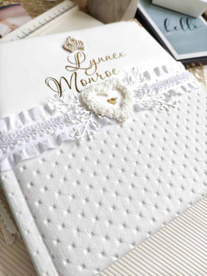 Personalized Baby Memory Book Girl Baby Book First Year Etsy