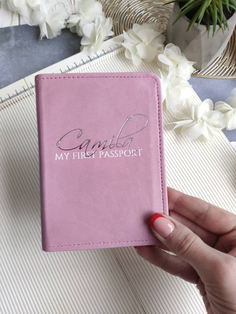 Personalized My First Passport Cover New Baby Passport Etsy