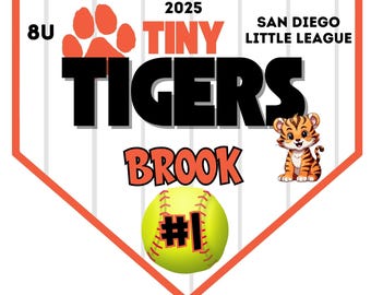 Custom Little League Baseball/Softball Vinyl Banners, Flags, Pennants, Home Plate Shape *FREE HOOKS*