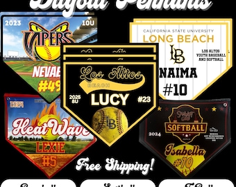 Custom Baseball Banner | Softball Banners | Little League Banners | Little League Pennants | Baseball Flags | Team Banner | *CUSTOM*