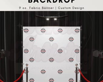 Custom Step and Repeat Backdrop-Perfect for Events, Photobooths, Schools, Businesses, Weddings & More | Free Shipping-High Quality Printing