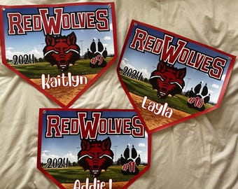 Custom Baseball Banner | Softball Banners | Little League Banners | Little League Pennants | Baseball Flags | Team Banner | *CUSTOM*