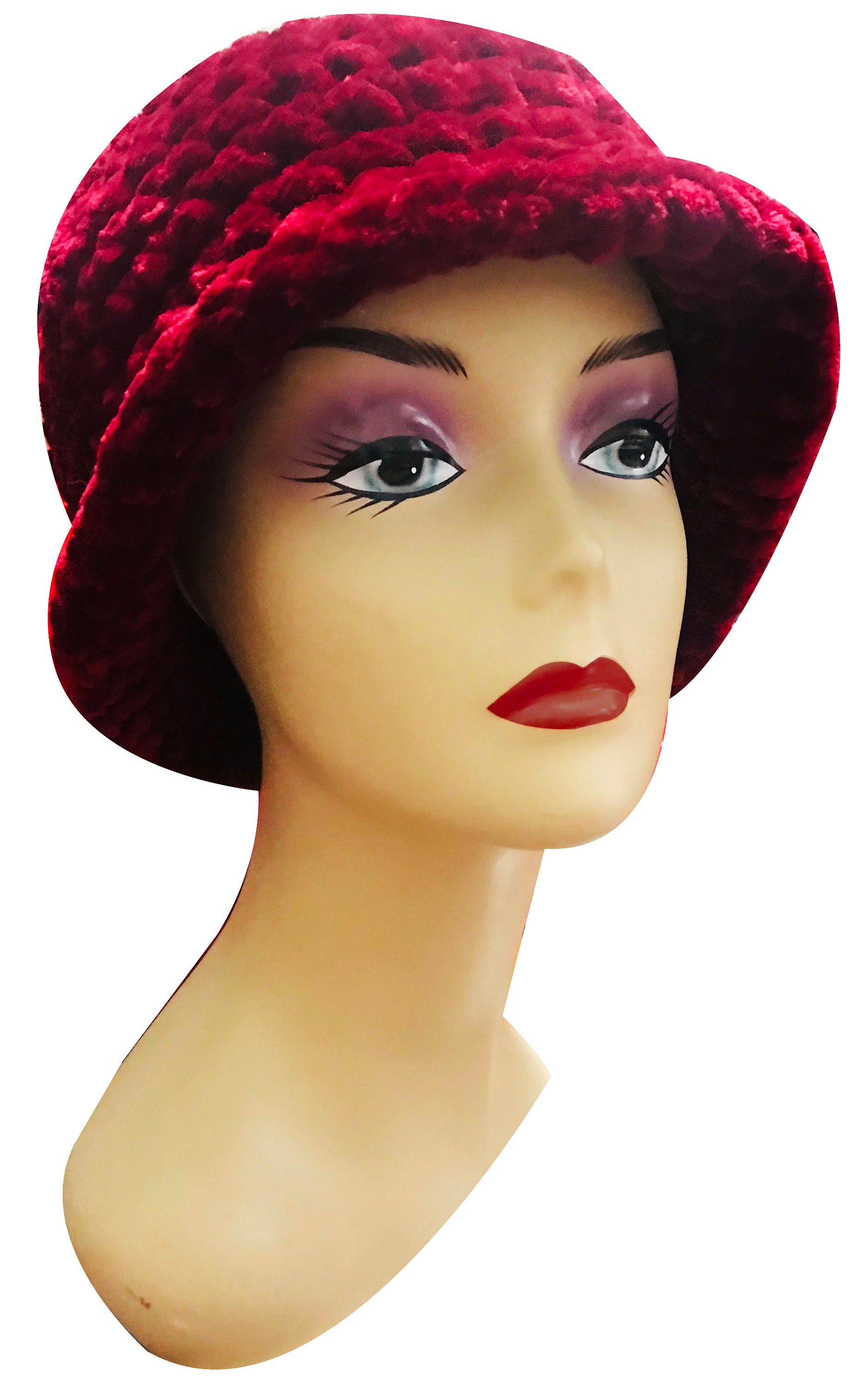 Crochet Bucket Hat Jumbo Bulky 90s 2000s Vintage Retro Style Etsy