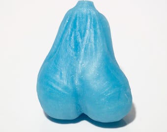 Stressticles! Testicle Stress Balls Stocking Stuffer - Custom Sparkle Blue Balls