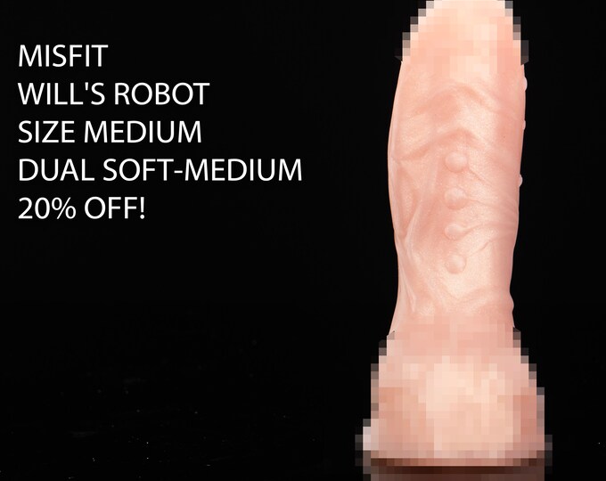 MISFIT Will's Robot Dildo - Medium Size - Dual Soft/Medium Density - 20% Off