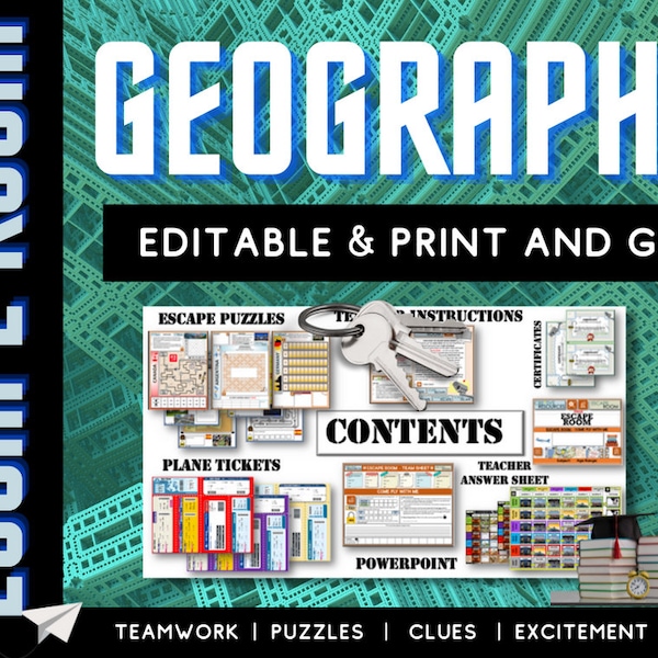 Geografie Escape Room Challenge