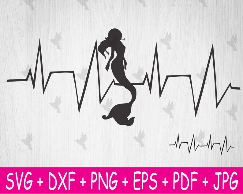 Instant Svg Png Dxf Mermaid Heart Svg Mermaid Heart Beat Tshirt Svg Heartbeat Graphics Illustration Heartbeat Graph Svg Craft Supplies Tools Tools Deshpandefoundationindia Org