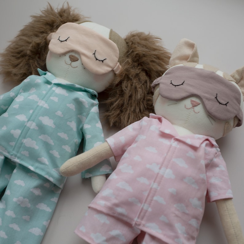 Studio Seren doll pyjama sewing pattern