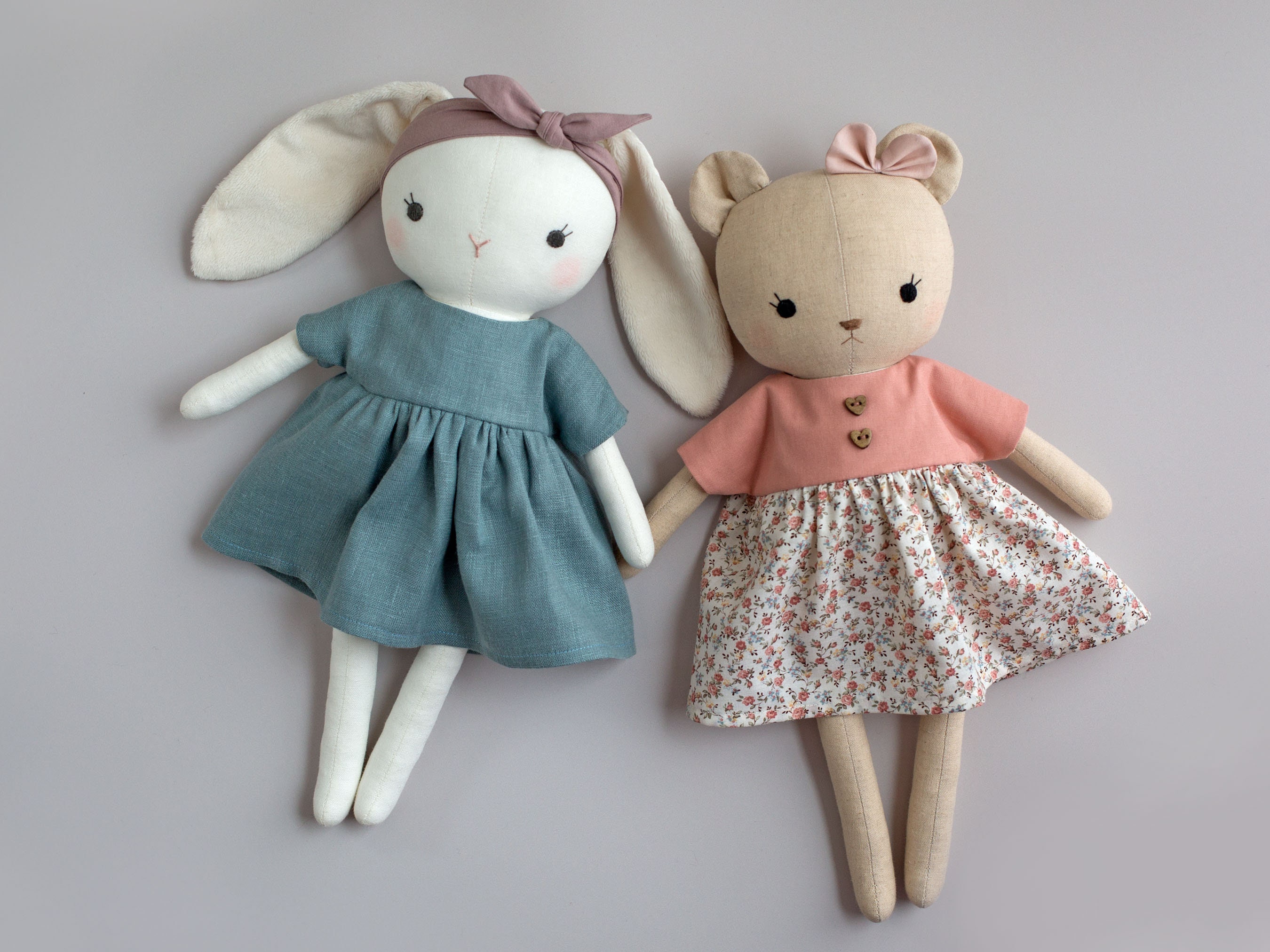 Doll Dress PDF Sewing Pattern and Tutorial - Etsy