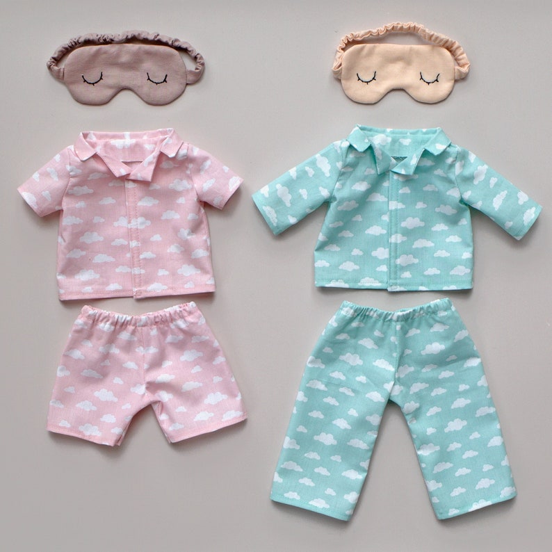 Studio Seren doll pyjama sewing pattern