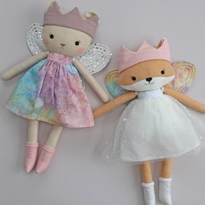 fairy dolls made with studio seren sewing pattern