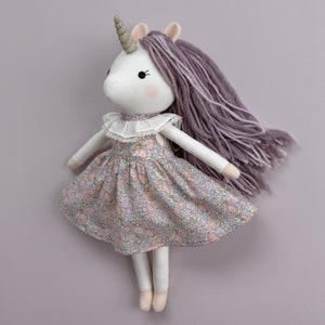 Unicorn sewing pattern PDF make a horse / unicorn doll / stuffed animal toy for unicorn gift / unicorn birthday by Studio Seren patterns image 4