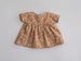 Doll dress PDF sewing pattern and tutorial 