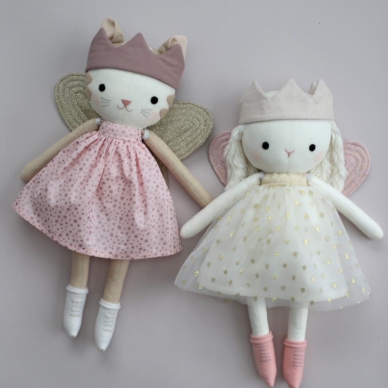 fairy dolls made with studio seren sewing pattern