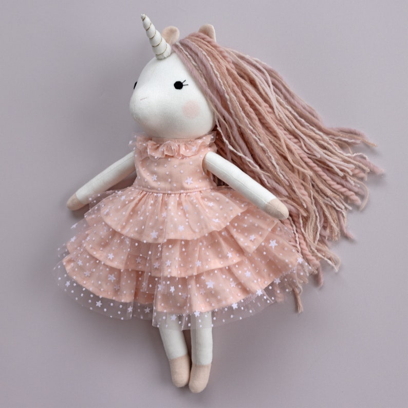 Unicorn sewing pattern PDF make a horse / unicorn doll / stuffed animal toy for unicorn gift / unicorn birthday by Studio Seren patterns image 3