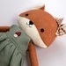 Fox Sewing Pattern PDF - Make a Fox or Wolf Woodland Animal Cloth Doll ...