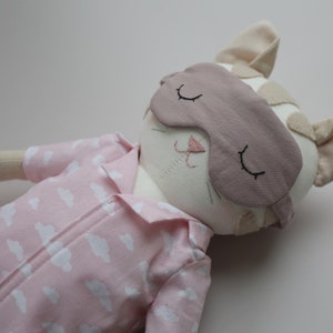 Studio Seren doll pyjama sewing pattern