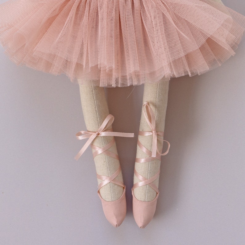 ballerina dolls made with studio seren ballerina sewing pattern