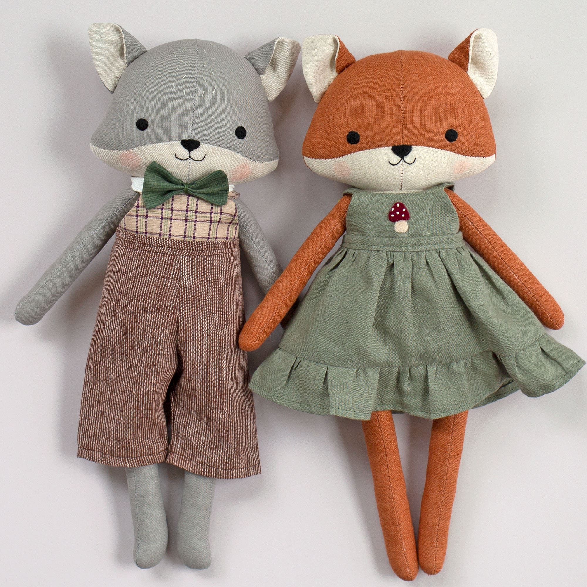 Peluche Volpe A Nove Code Morbido 38 Cm - Giocattolo Per Bambini, Regalo Di Compleanno, Blu