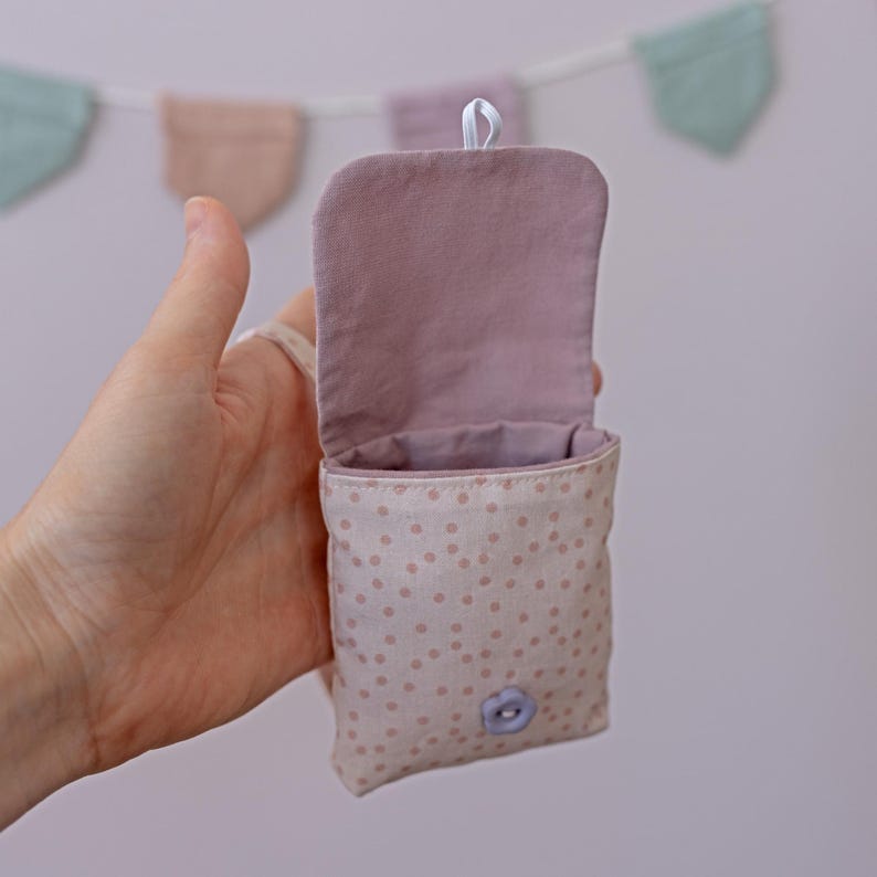 Mini doll backpack made with Studio Seren backpack sewing pattern