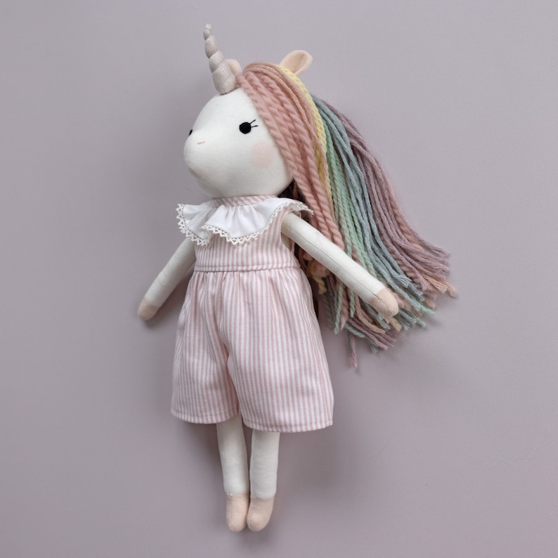 Unicorn sewing pattern PDF make a horse / unicorn doll / stuffed animal toy for unicorn gift / unicorn birthday by Studio Seren patterns image 5