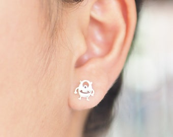 Monster Earrings, Fun earrings, Children Earrings / SD69