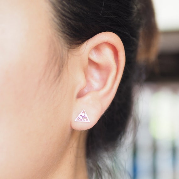 Eye of Horus Stud Earrings Eye Earrings Ancient Egyptian Jewelry