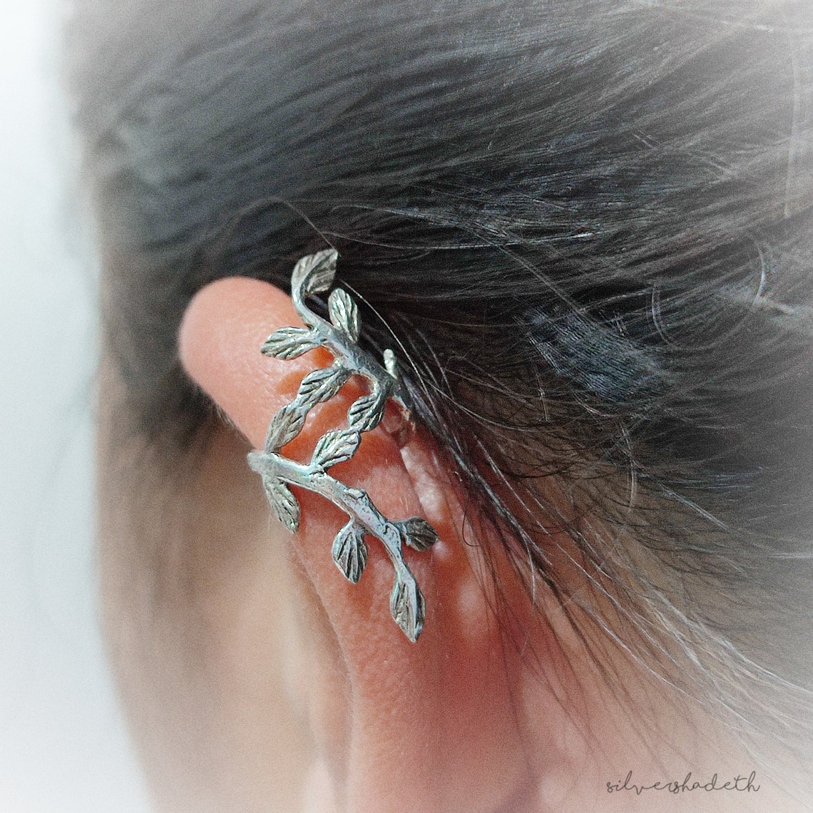 Leaves Ear Cuffs Vine Leaf Ear Cuff No Pierced Ear Cuff Ear Etsy UK