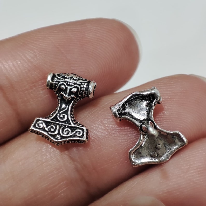 Thor's Hammer Stud Earrings Hammer Earrings Thor Etsy