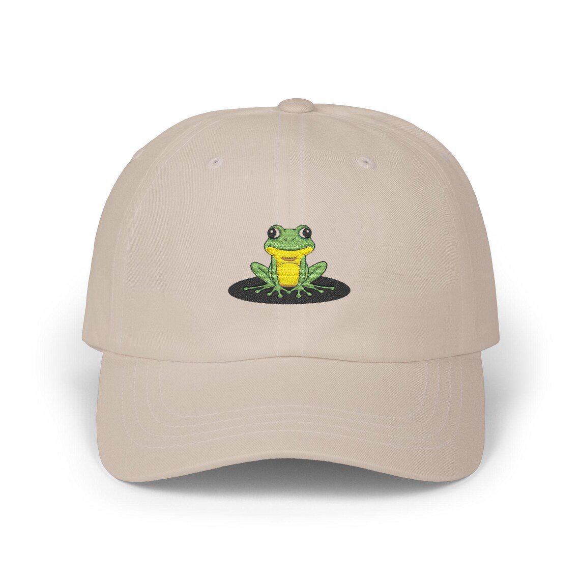 Frog Cap Graphics Frog Embroidered Cap, Green Frog Hat, Animal Lover Gift, Nature Dad Hat ...