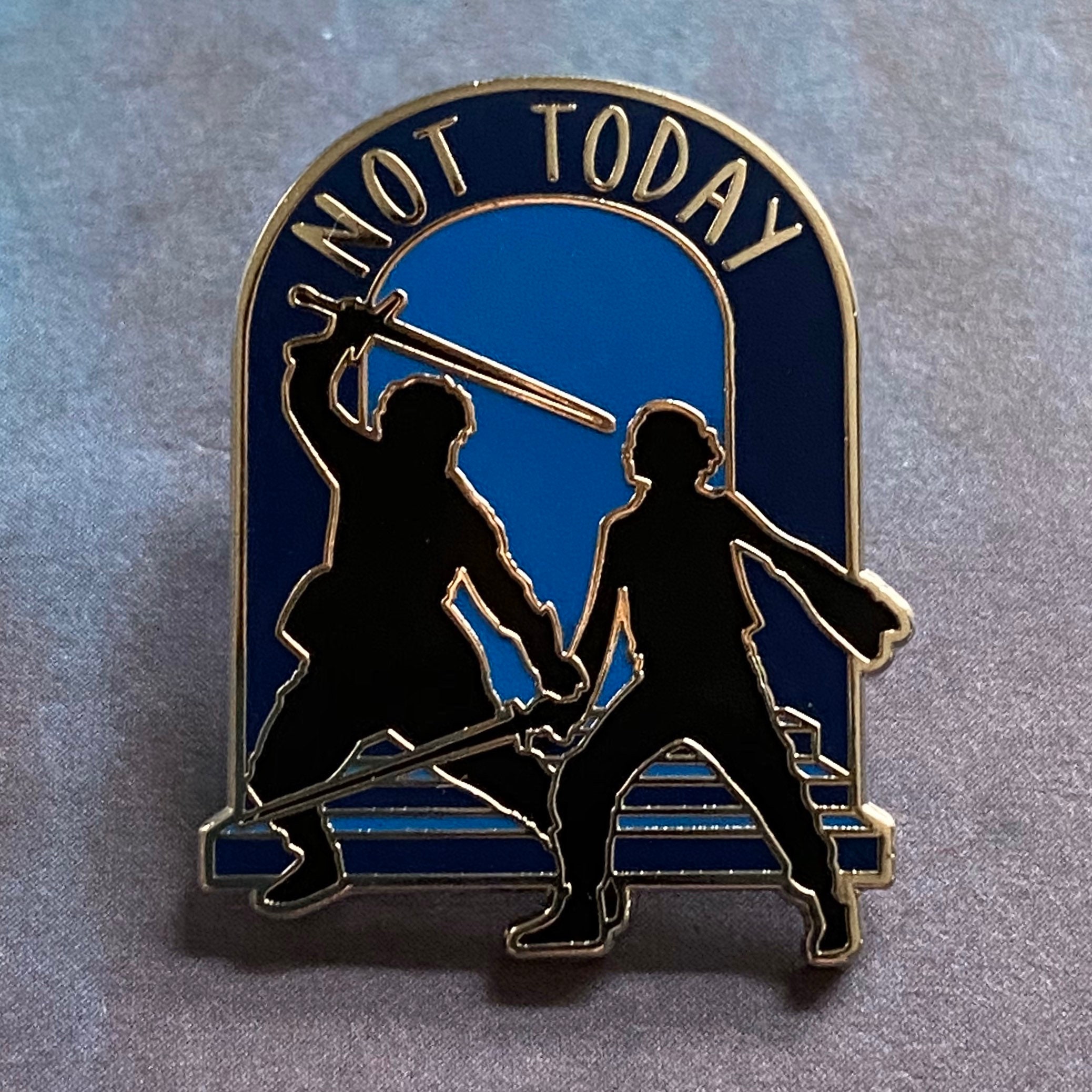 Arya Stark - Not Today ~ Water Dancing Enamel Pin - Game of Thrones