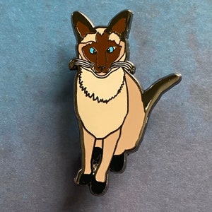 Elvis the Siamese Cat Murderino MFM Hard Enamel Pin