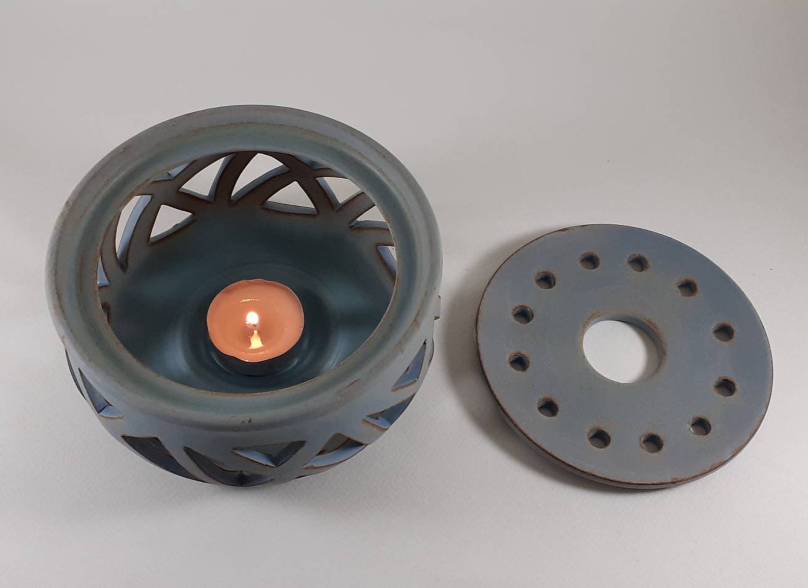 Handmade Ceramic Mug & Teapot Warmer Tealight Teapot Warmer Etsy