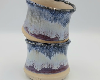 Greek Ceramics - Handmade Ceramic Espresso Cups: Unique Stoneware Demitasse
