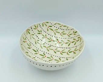 Unique Handmade Ceramic Bowl - Ice Cream & Cereal Bowl - Rice Bowl - Ceramic Snack Bowl