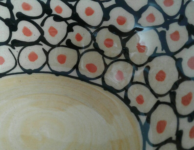 Double Side Bowl Ceramic Pistachio Bowl Handmade Ceramic Two-in-One Bowl