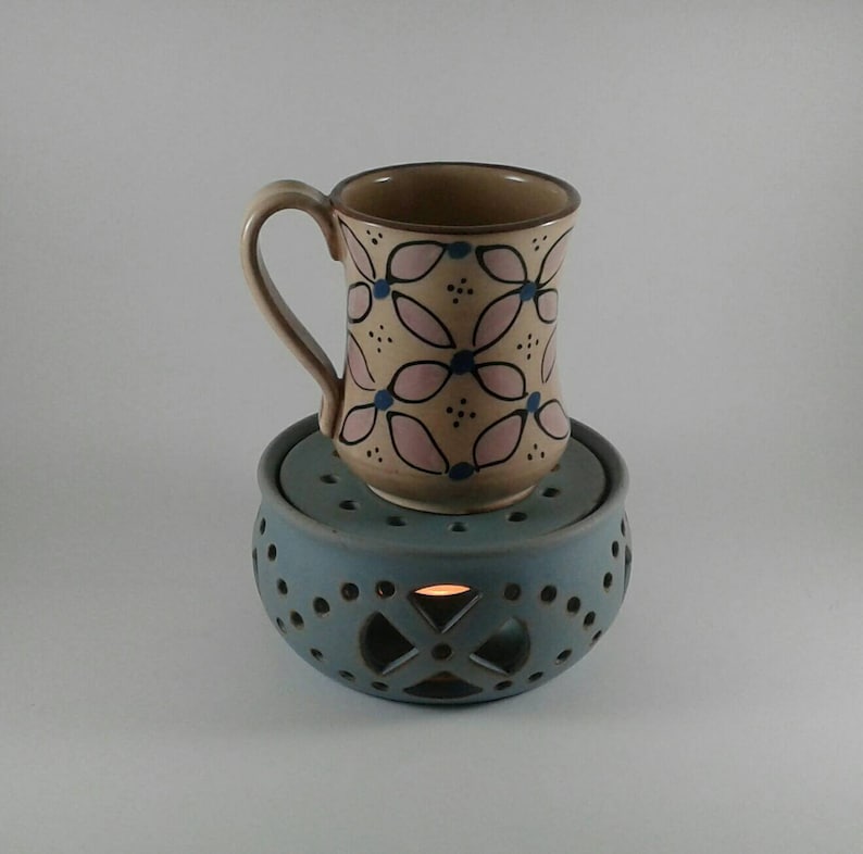 Handmade Ceramic Mug & Teapot Warmer Tealight Teapot Warmer Etsy