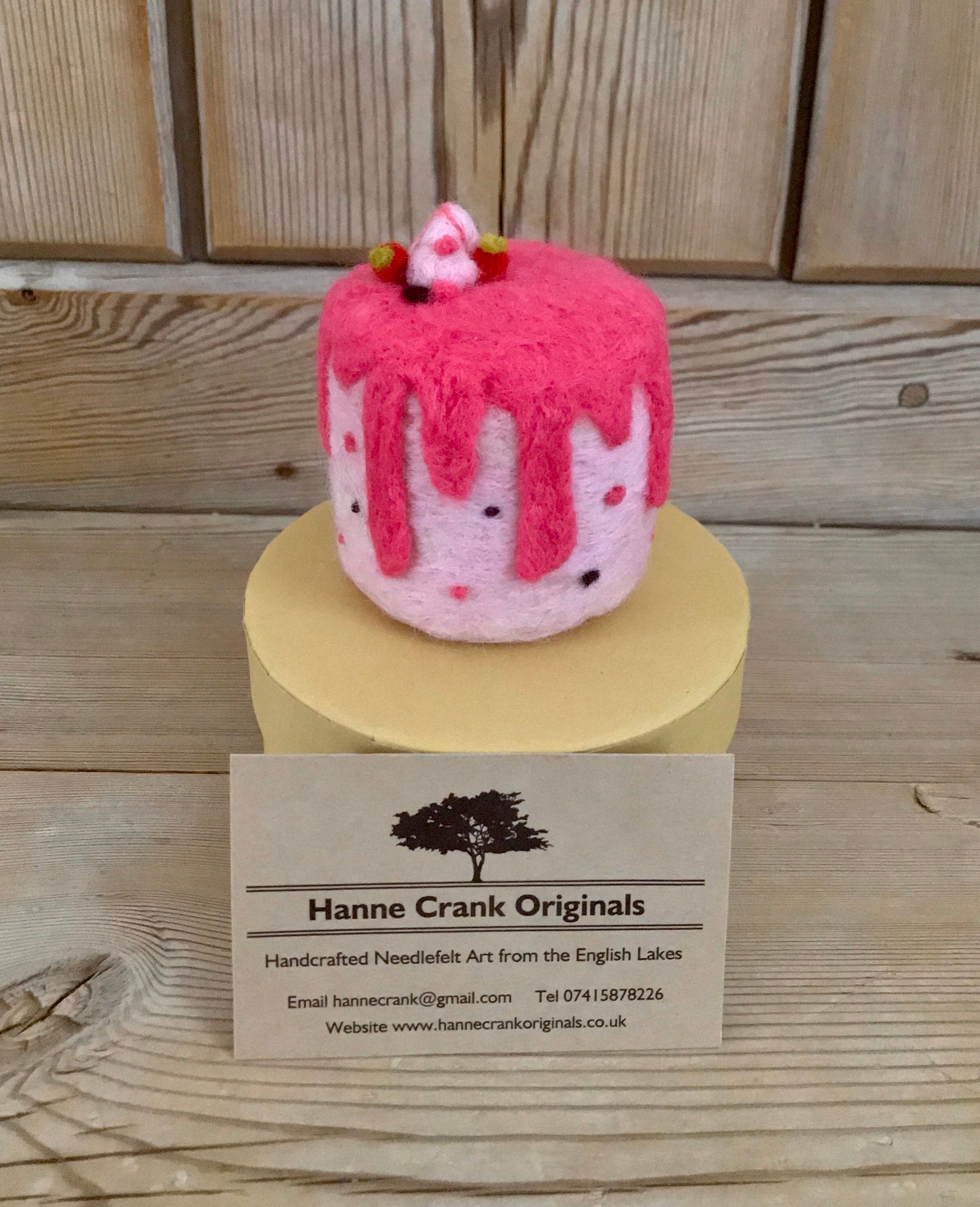 Needle Felted Celebration Cake Etsy