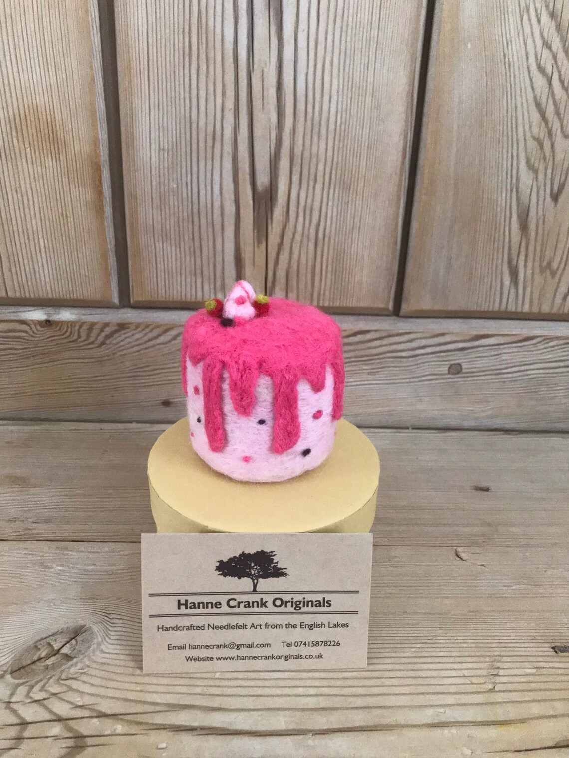 Needle Felted Celebration Cake Etsy