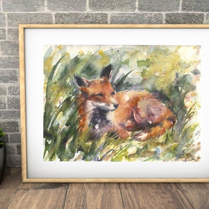 FOX MUG-fox design cup-wildlife mug-Fox British Art Mug-Birthday gift Mum Dad-gift him-Christmas Nanna Animal lover-Naomi Neale image 4
