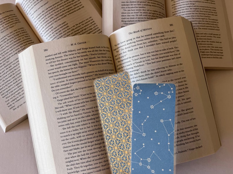 Bookmarks and Lil Squeaks Blue Night Collection Night Shine